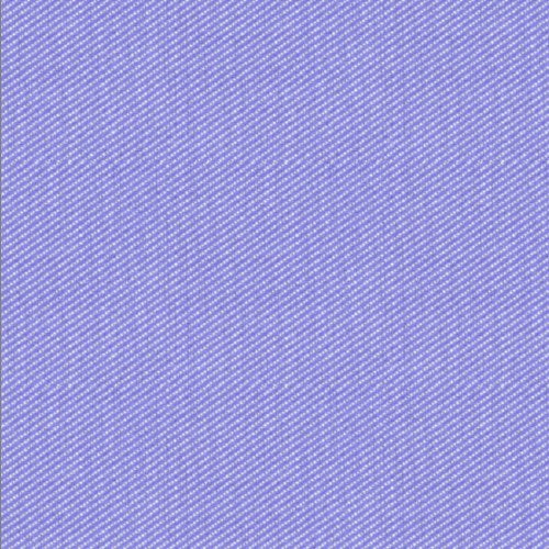 Blue Fine Twill fabric swatch
