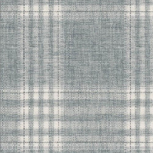 Guabello grey plaid fabric swatch