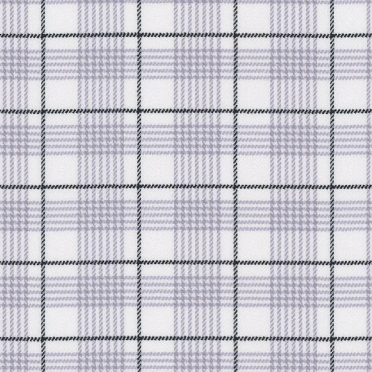 Light Grey Black Window Plaid fabric swatch