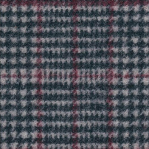 Original Charcoal Red Plaid fabric swatch