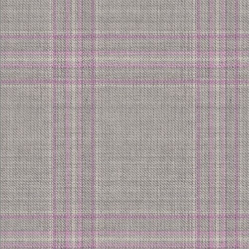 The Luminary — Pearl Grey Pink Plaid fabric swatch
