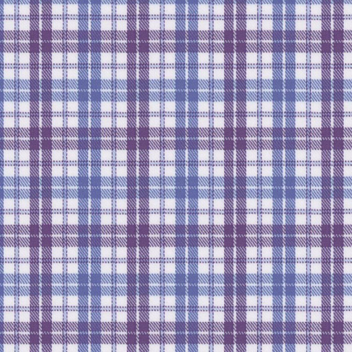 Purple Blue Track Plaid fabric swatch