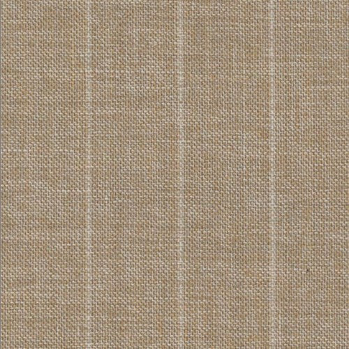 Guabello tan chalk stripe fabric swatch