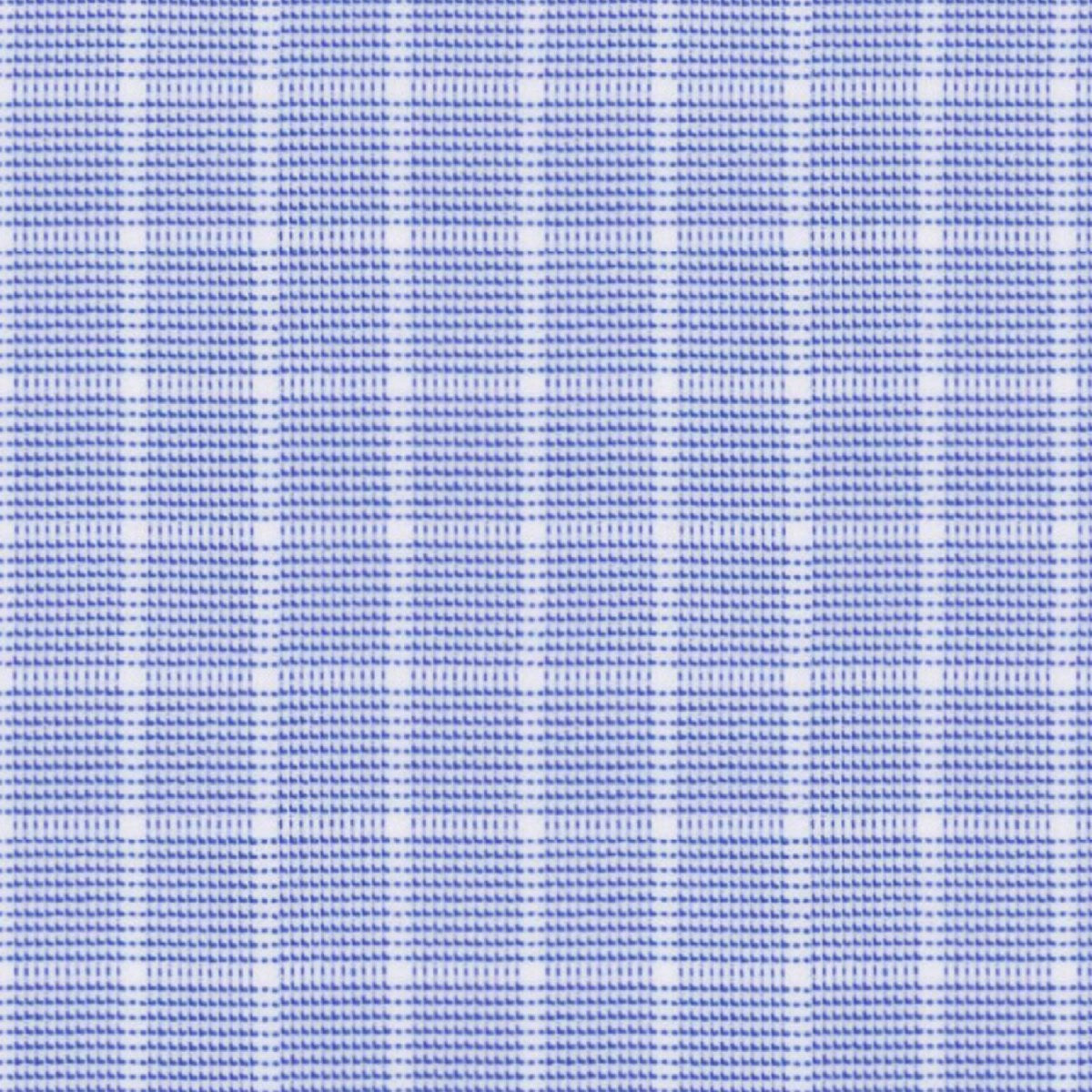 Blue Micro Graph Check fabric swatch