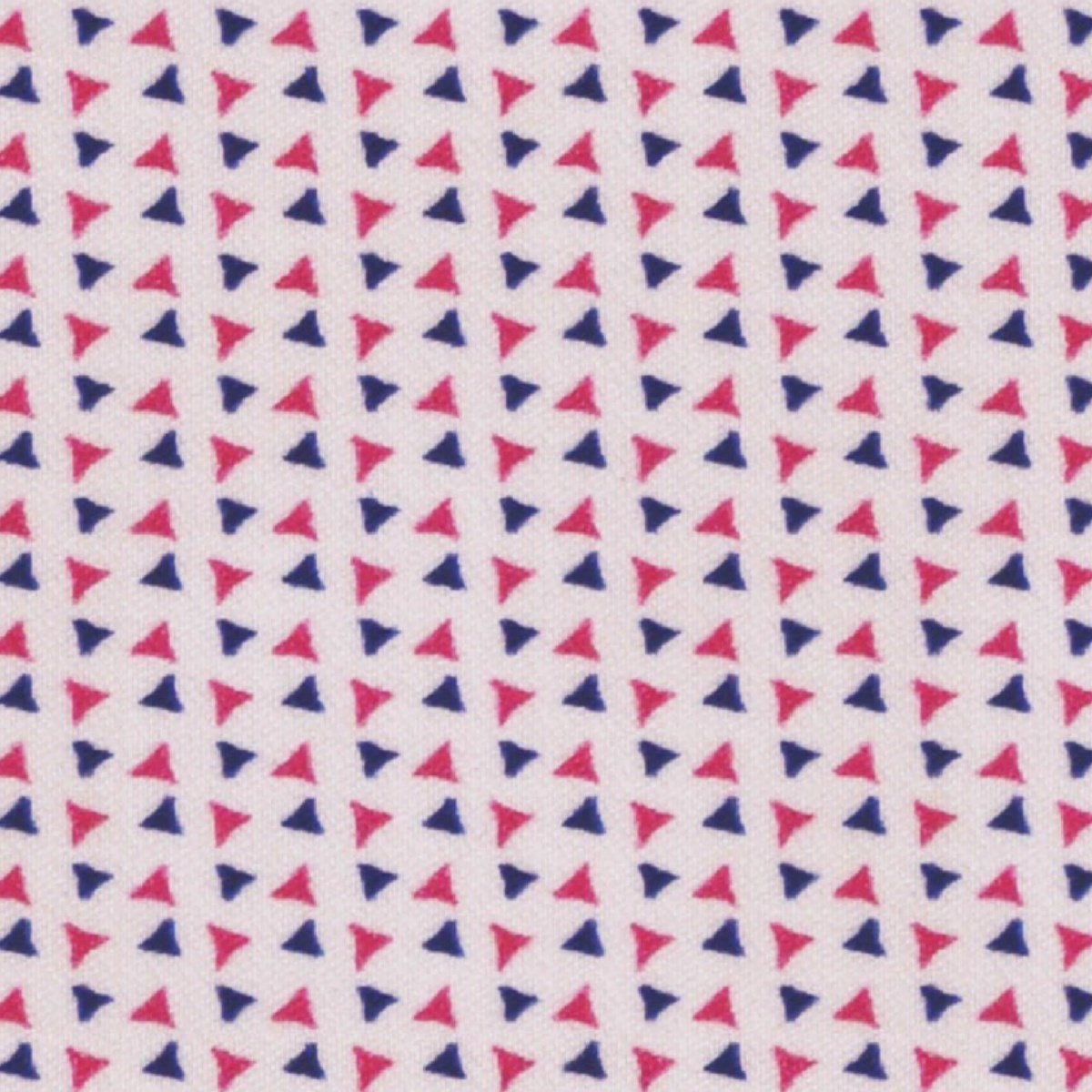 Pink Navy Triangle fabric swatch