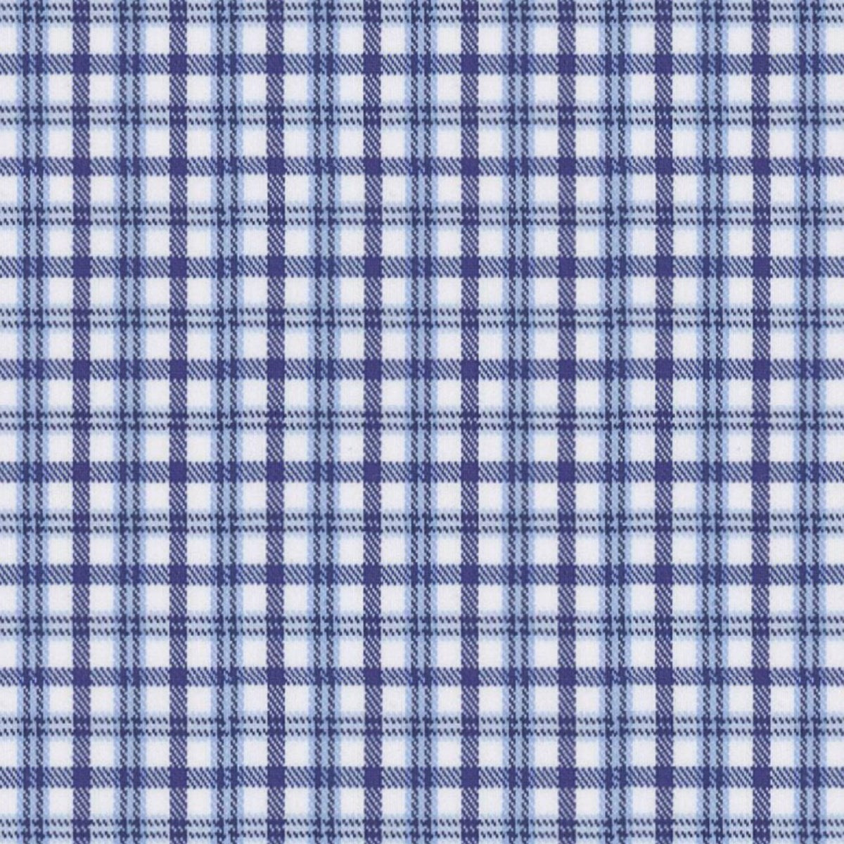 Navy Plaid fabric swatch