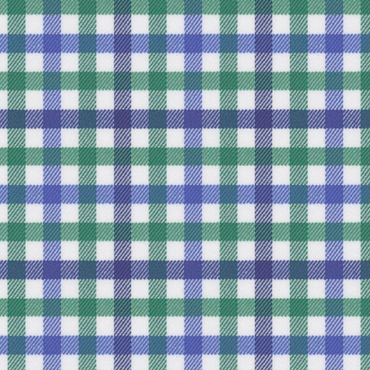 Green Blue Sport Tattersall fabric swatch