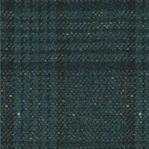 Kensington green donegal plaid fabric swatch