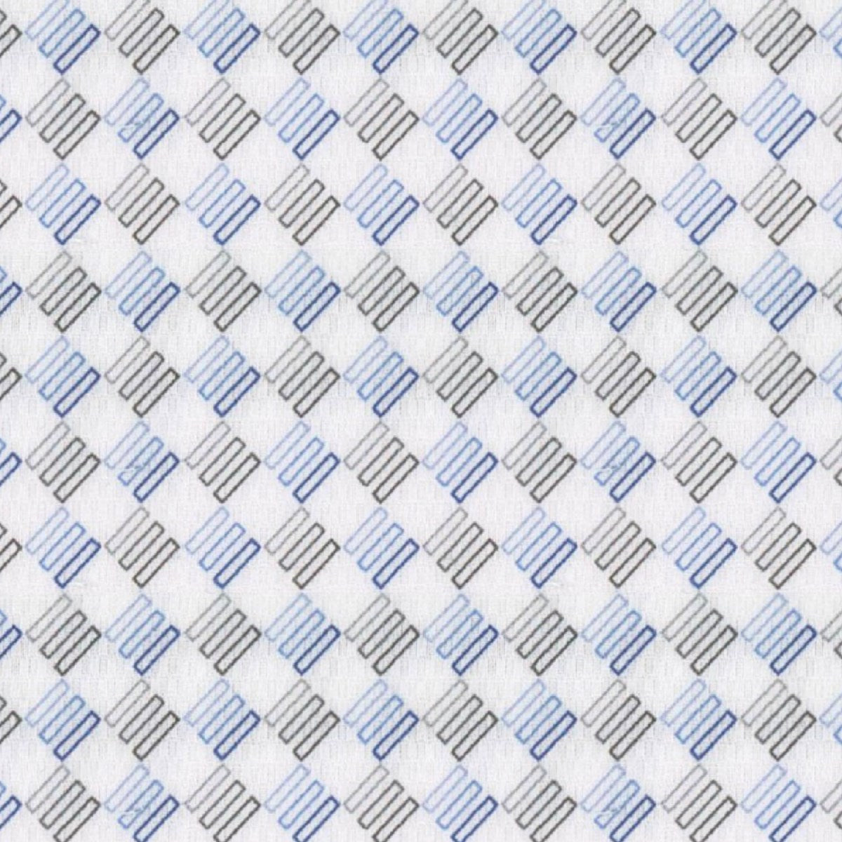 Blue Grey Tri Dobby fabric swatch