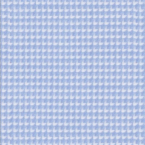 Blue Arrow Dobby fabric swatch