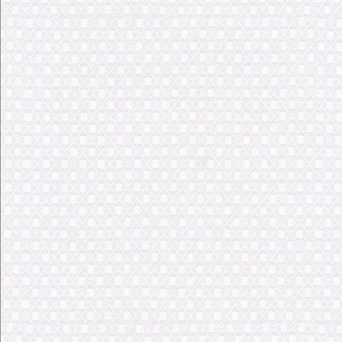 White Cross Box Dobby fabric swatch