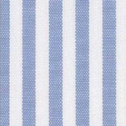 Blue Bengal Stripe fabric swatch