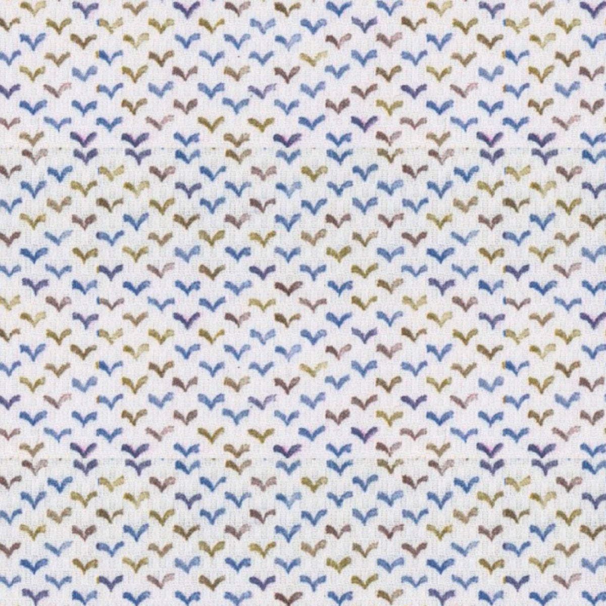 Blue Tan Flight fabric swatch
