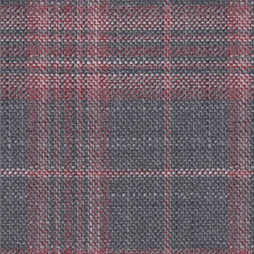 The Champion — Grey Pink Plaid fabric swatch