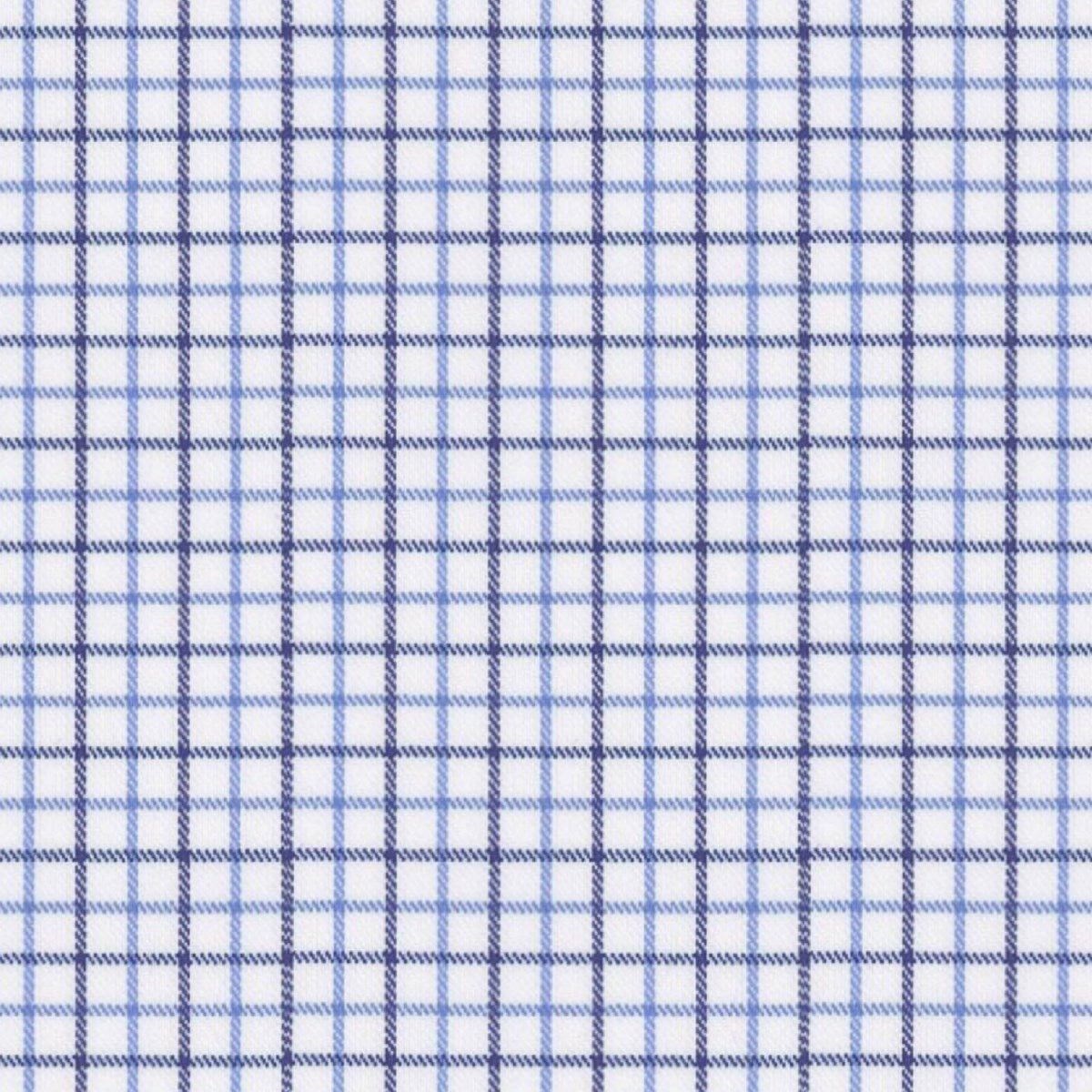 Navy Blue Tattersall fabric swatch