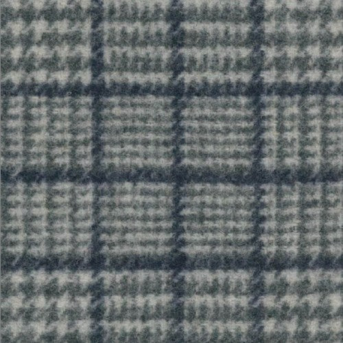 Original Grey Navy Plaid fabric swatch