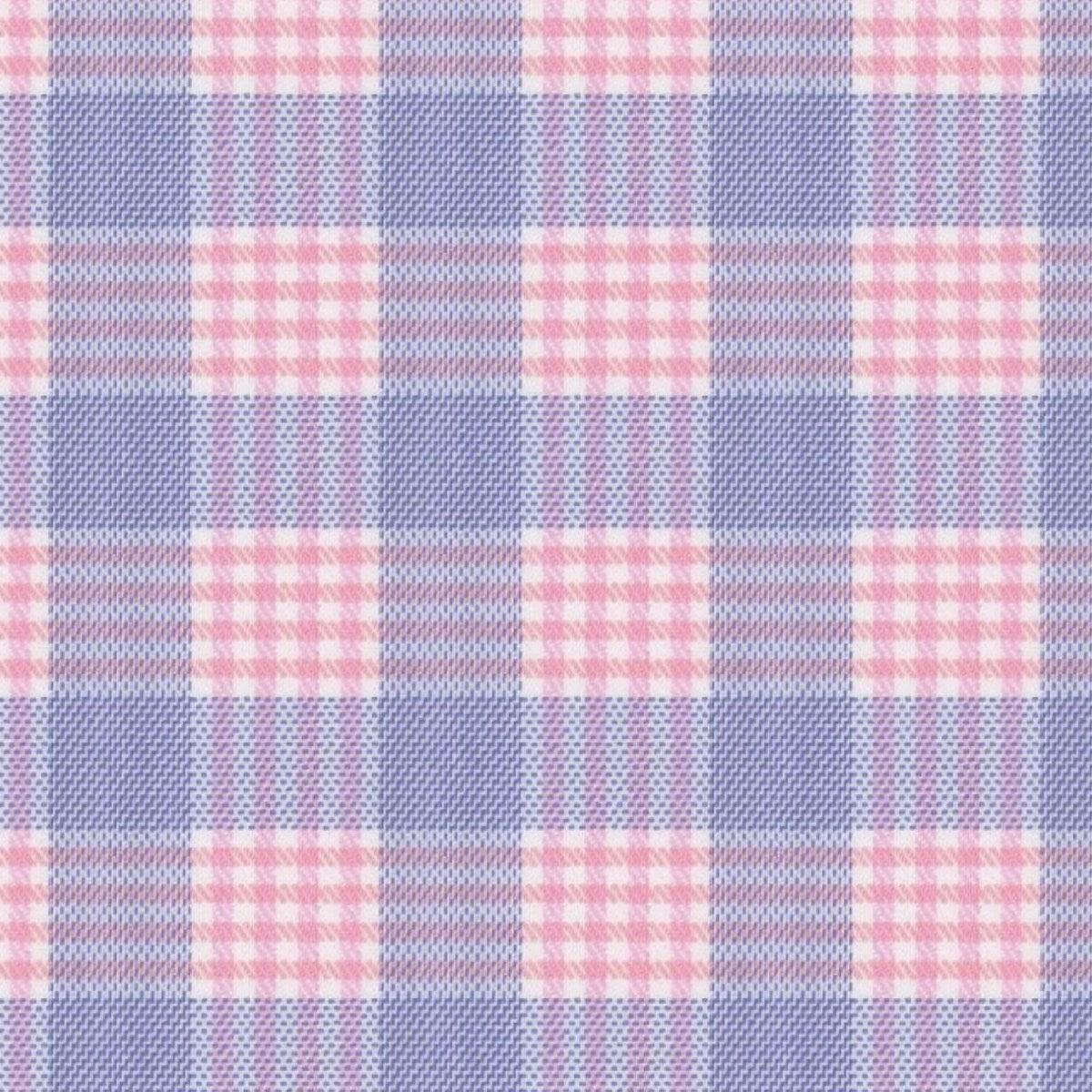 Blue Pink Glen Plaid fabric swatch