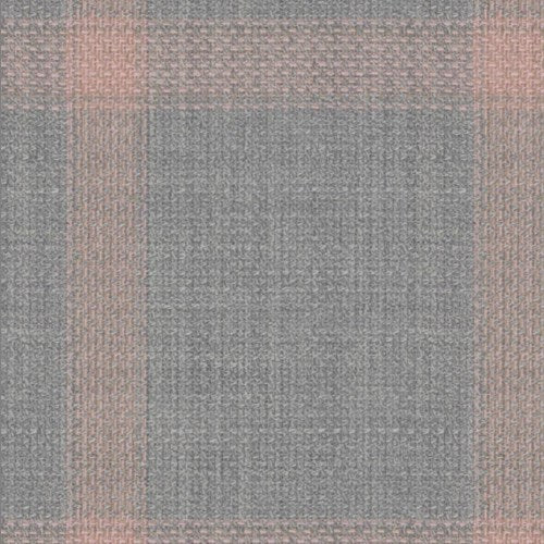 The Companion — Silver Pink Windowpane fabric swatch