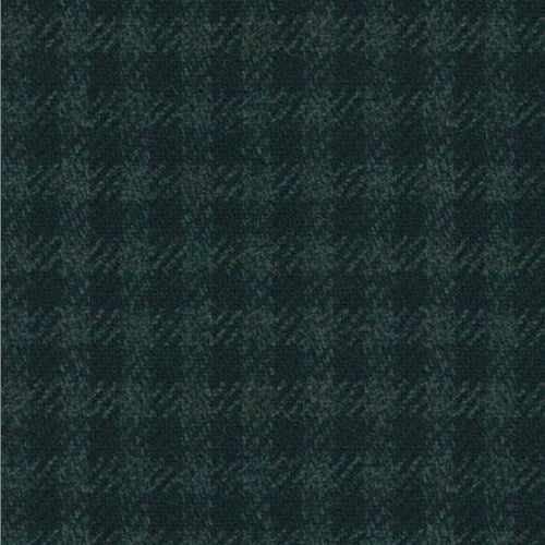Kensington green check fabric swatch