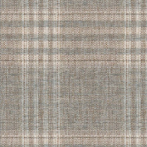 Guabello tan plaid fabric swatch