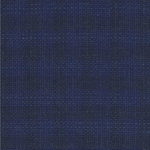 Lanificio di Lusso navy check fabric swatch