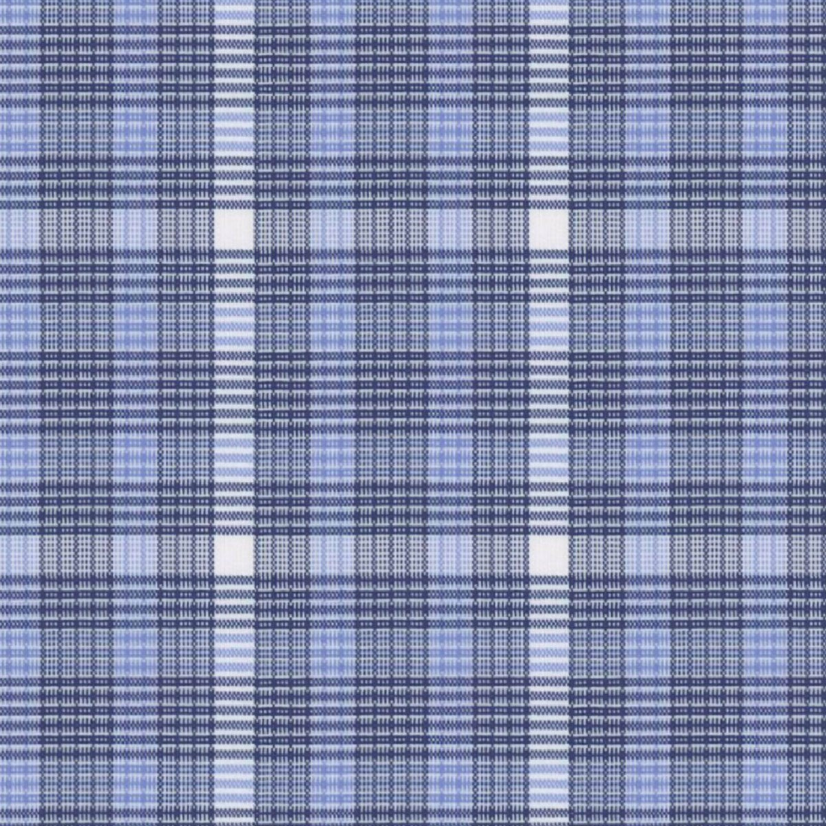 Blue Navy Window Check fabric swatch