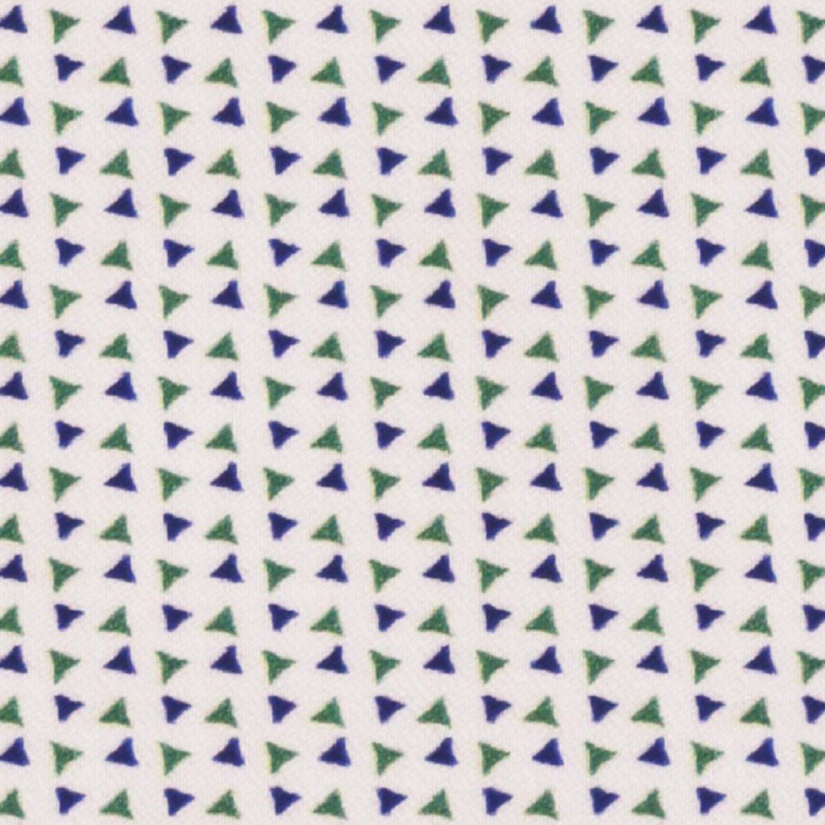 Green Navy Triangle fabric swatch