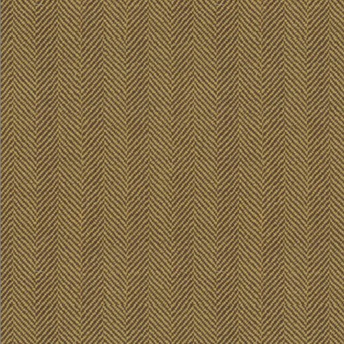 Piacenza 1733 gold herringbone fabric swatch
