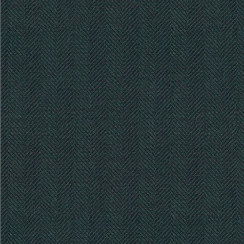 Piacenza 1733 green herringbone fabric swatch