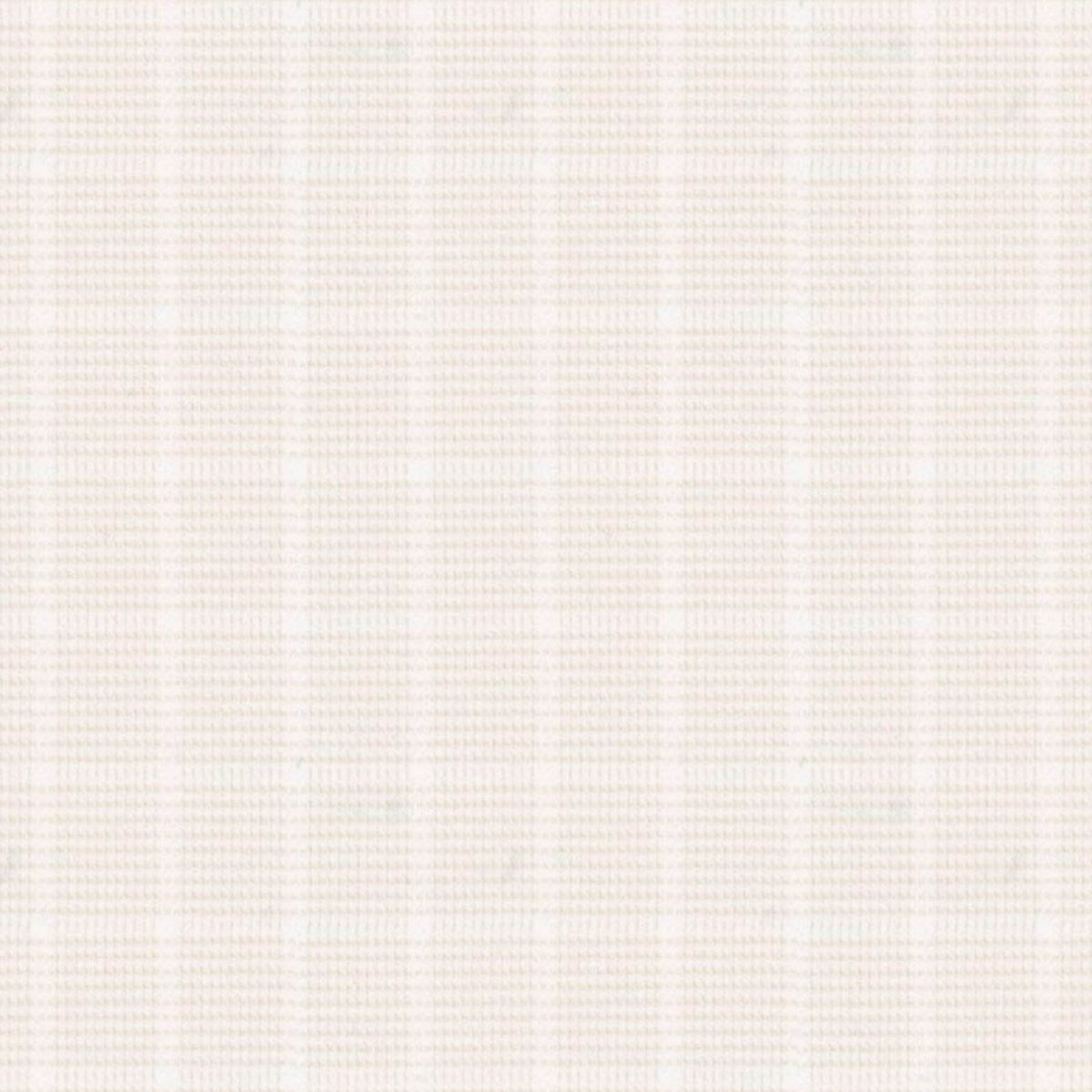 Ecru Micro Graph Check fabric swatch