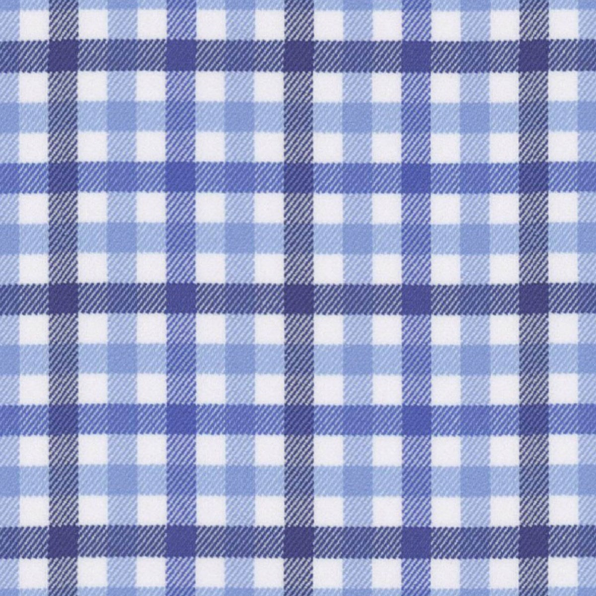 Sky Navy Sport Tattersall fabric swatch