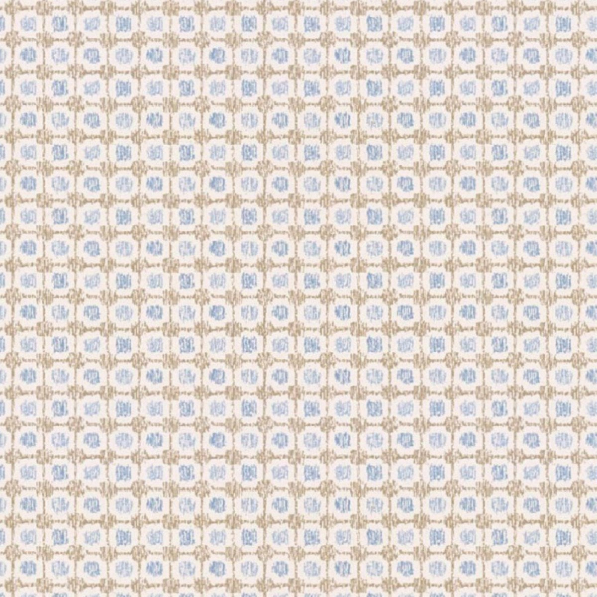 Tan Blue Wexley fabric swatch
