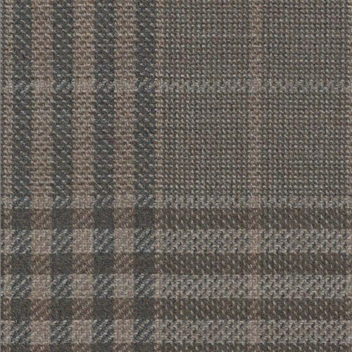 Lanificio di Lusso tan plaid fabric swatch
