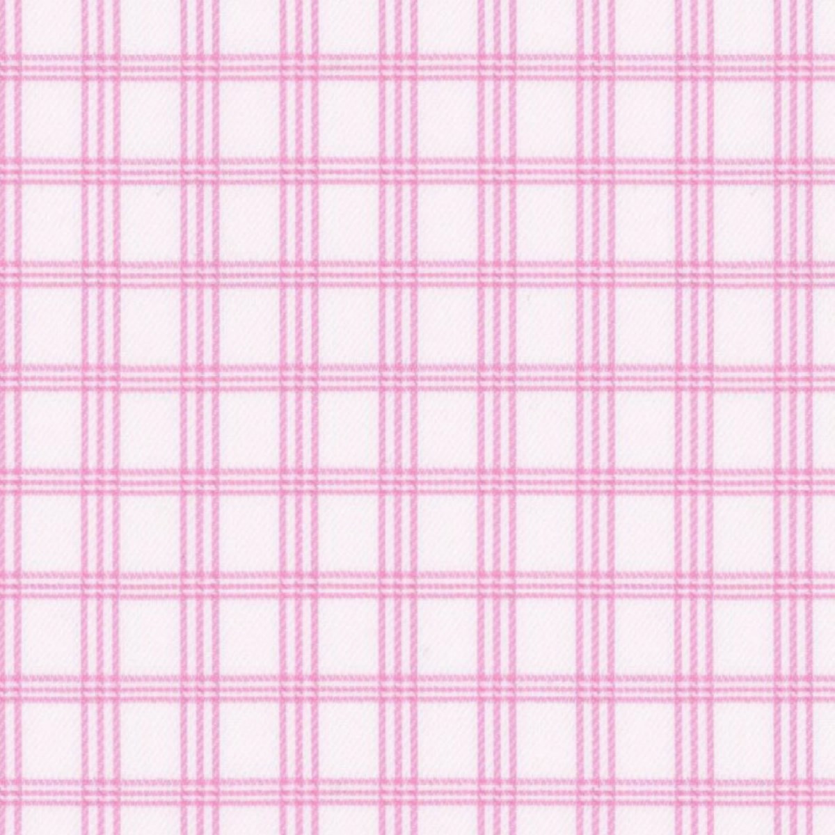 Pink Track Check fabric swatch