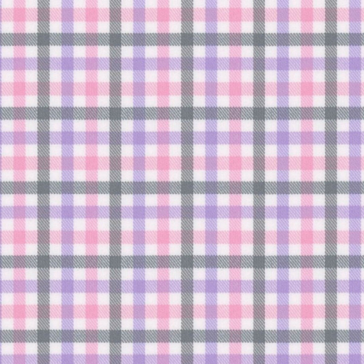 Pink Grey Sport Check fabric swatch