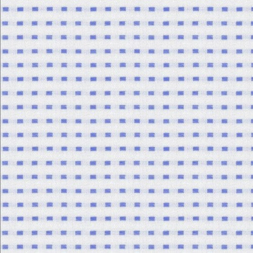 Blue Rectangle Dobby fabric swatch