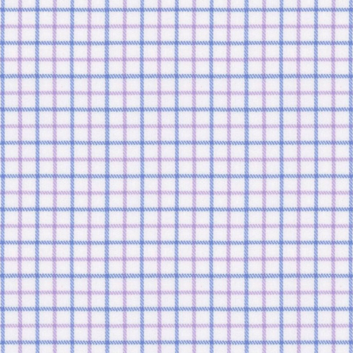 Lavender Blue Tattersall fabric swatch