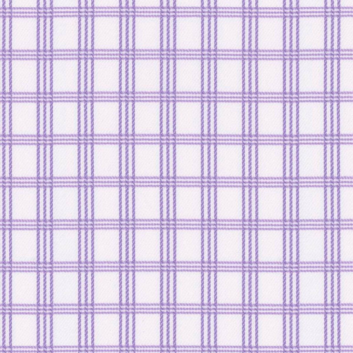 Lavender Track Check fabric swatch
