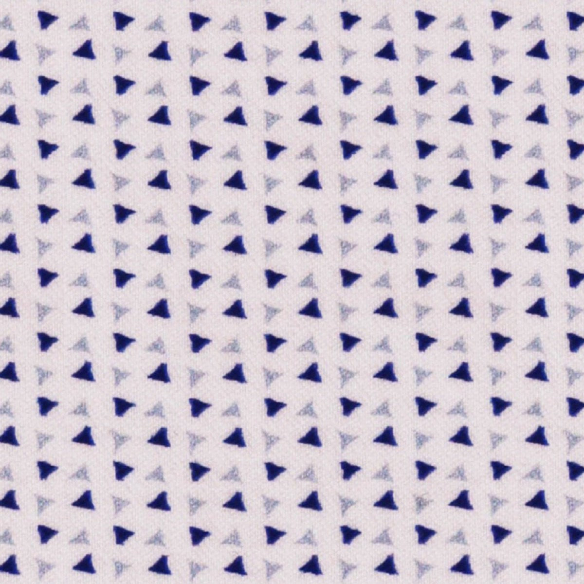 Sky Blue Navy Triangle fabric swatch