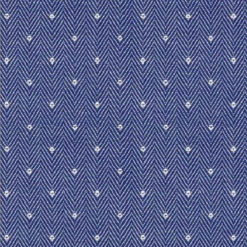 Navy Herringbone Dobby fabric swatch