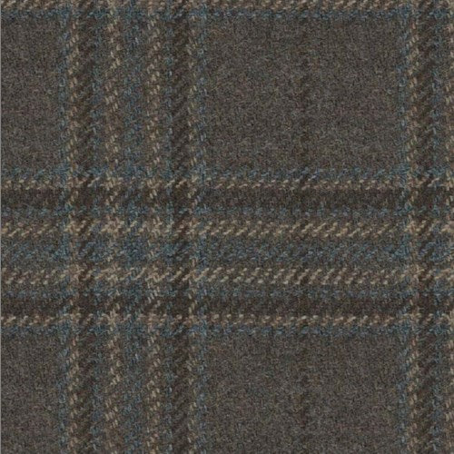 Kensington tan brown plaid fabric swatch