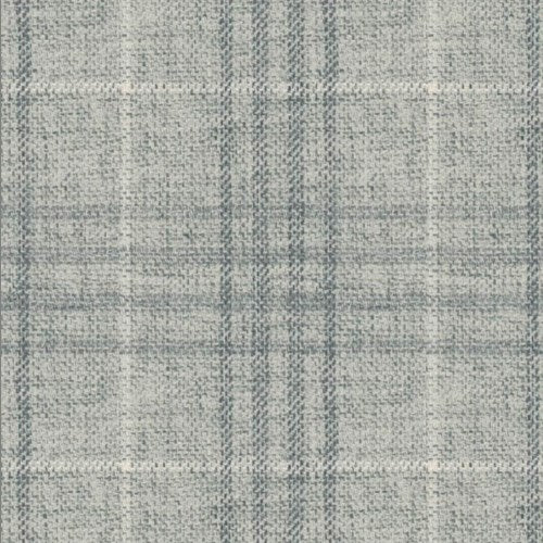 Guabello grey plaid fabric swatch