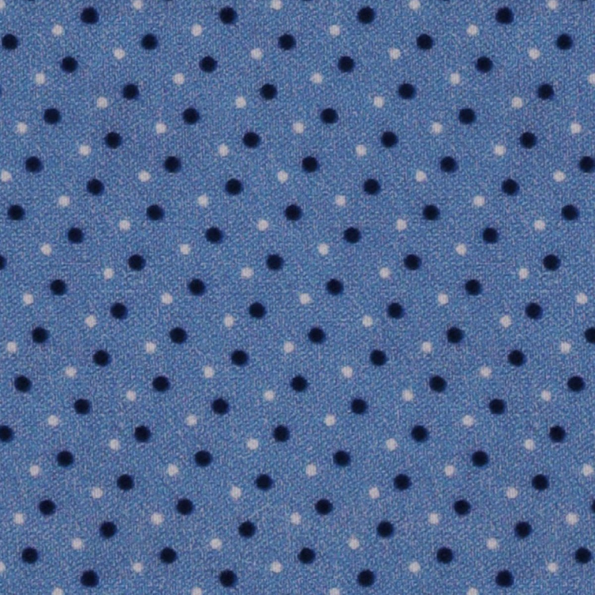 White Navy Shadow Dot fabric swatch