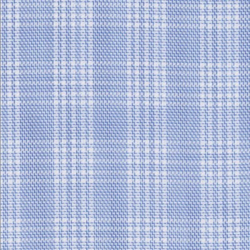 Blue Reverse Plaid fabric swatch