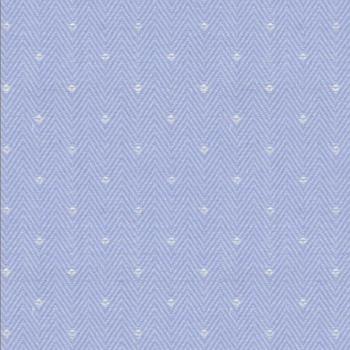 Blue Herringbone Dobby fabric swatch