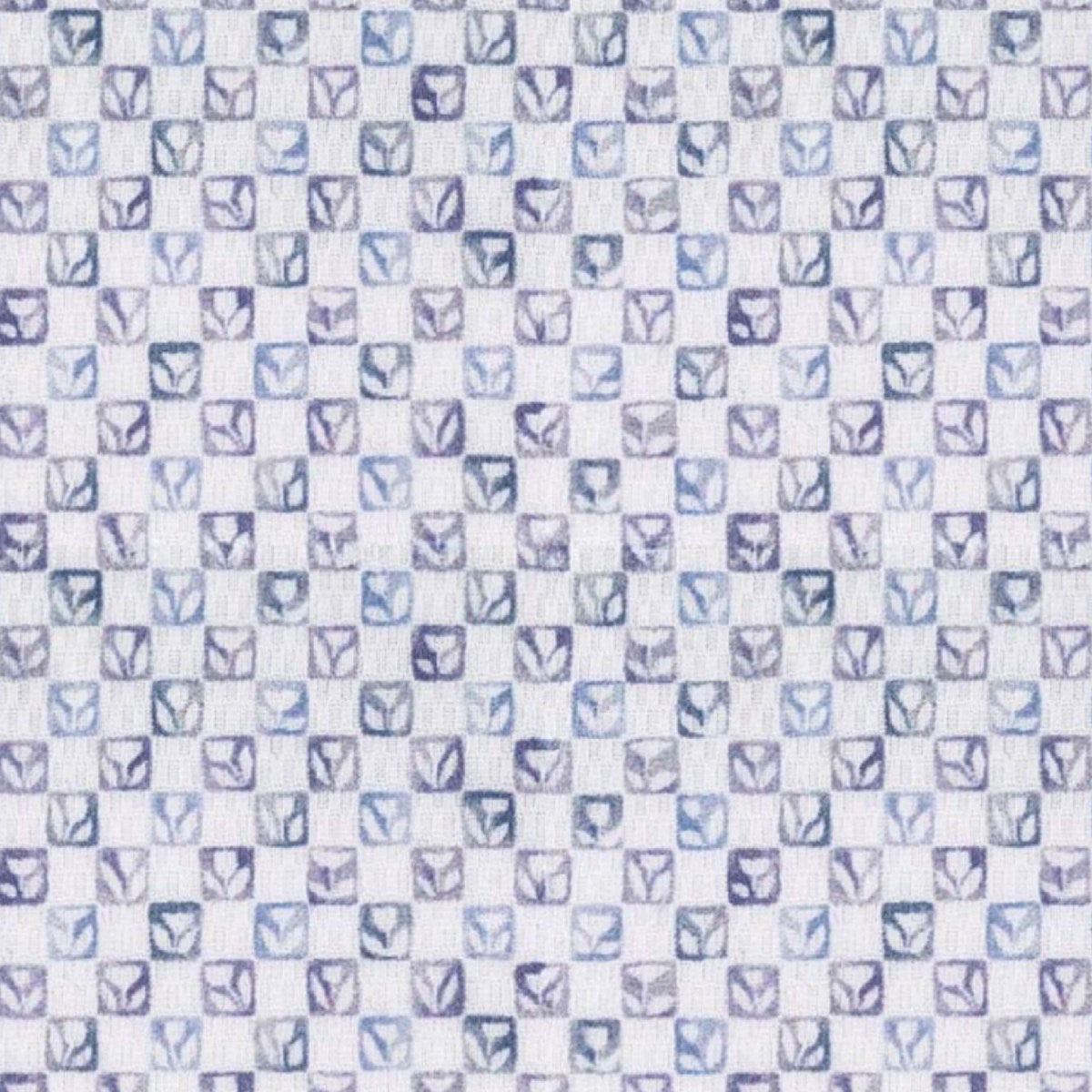 Blue Purple Micro Dobby fabric swatch