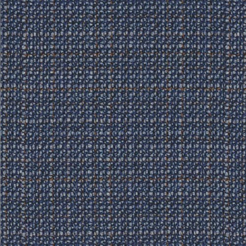 Reda Blue Brown Hopsack Jacket fabric swatch
