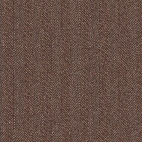 Piacenza 1733 chestnut herringbone fabric swatch