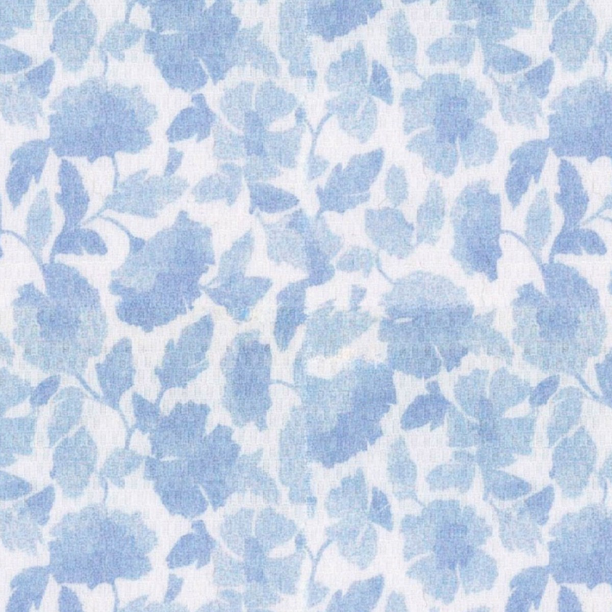 Lt Blue Floral fabric swatch
