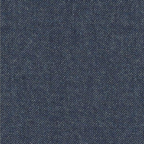 Kensington blue melange fabric swatch